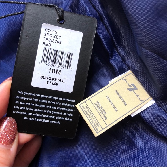 7 For All Mankind 3-pieces Matching Set - Picture 3 of 8